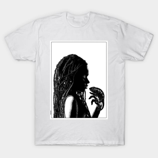 asc 659_La transformation (An african tale) T-Shirt by apolloniasaintclair